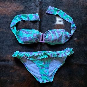 Tie Dye American Eagle Bathing Suit